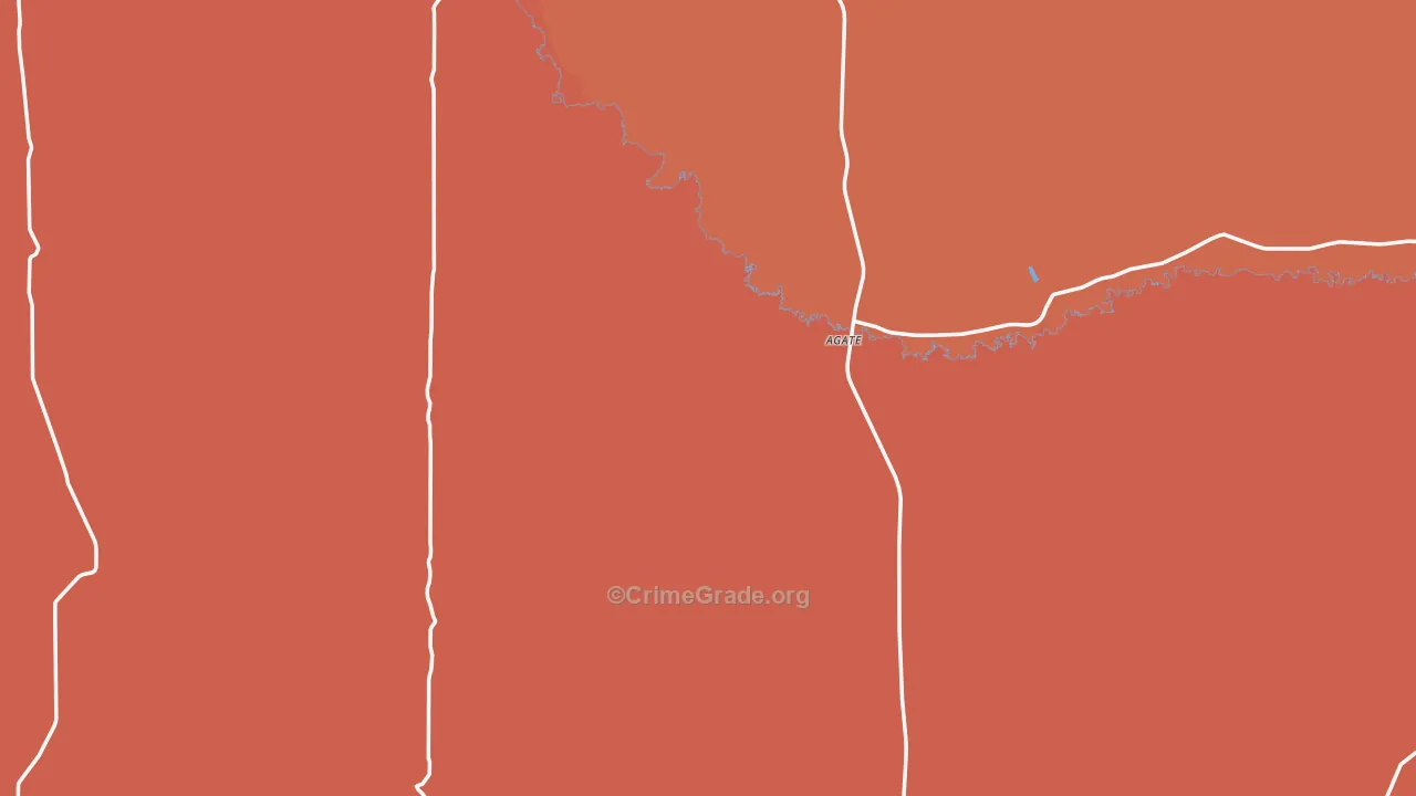 Sioux County, NE Map of Drug-Related Crime Rates