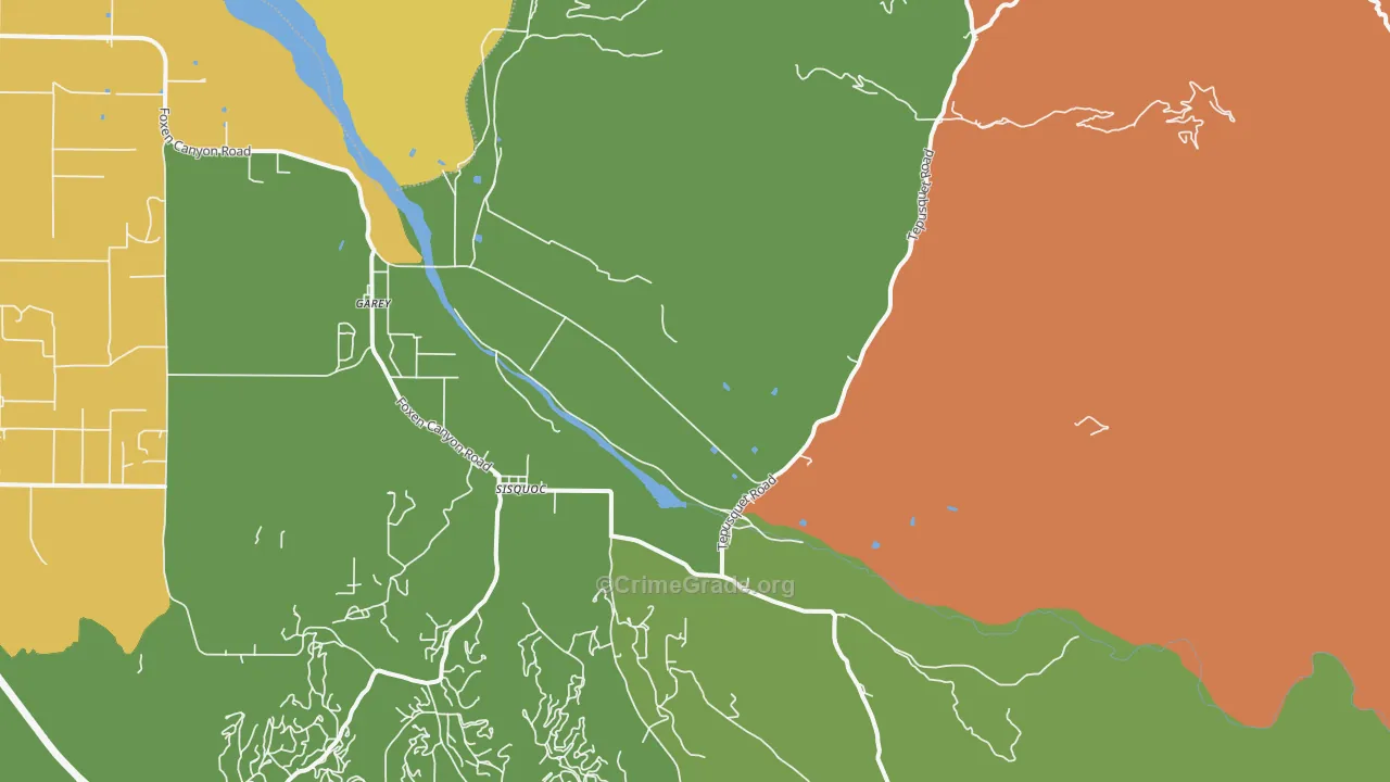 Sisquoc, CA Map of Drug-Related Crime Rates