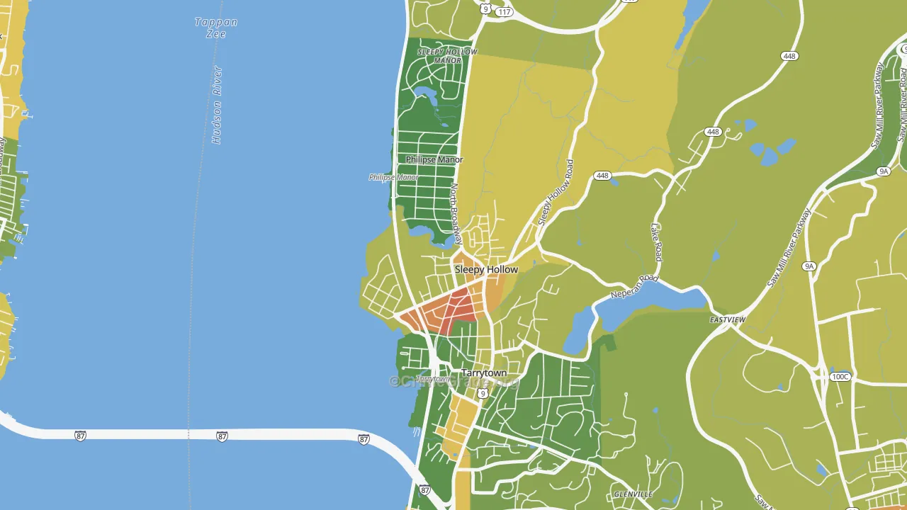 Sleepy Hollow, NY Map of Drug-Related Crime Rates