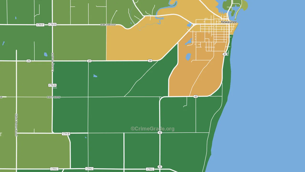 Slovan, WI Map of Drug-Related Crime Rates