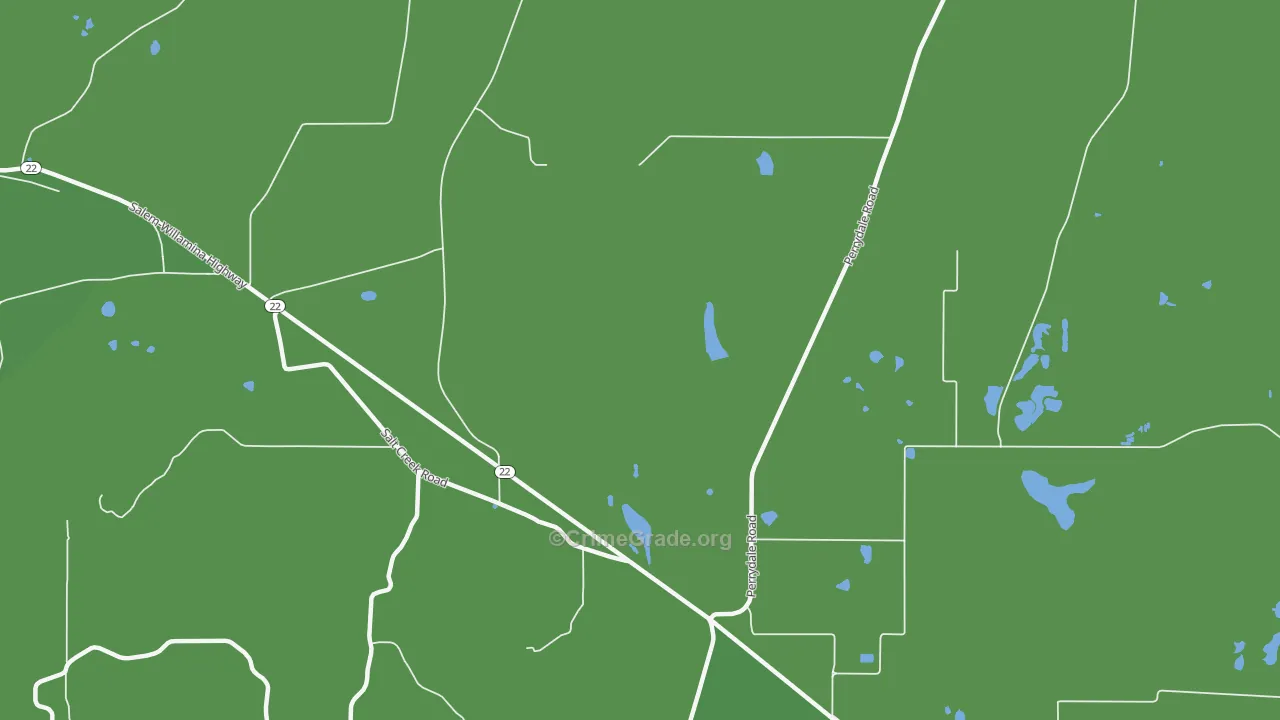 Smithfield, OR Map of Drug-Related Crime Rates