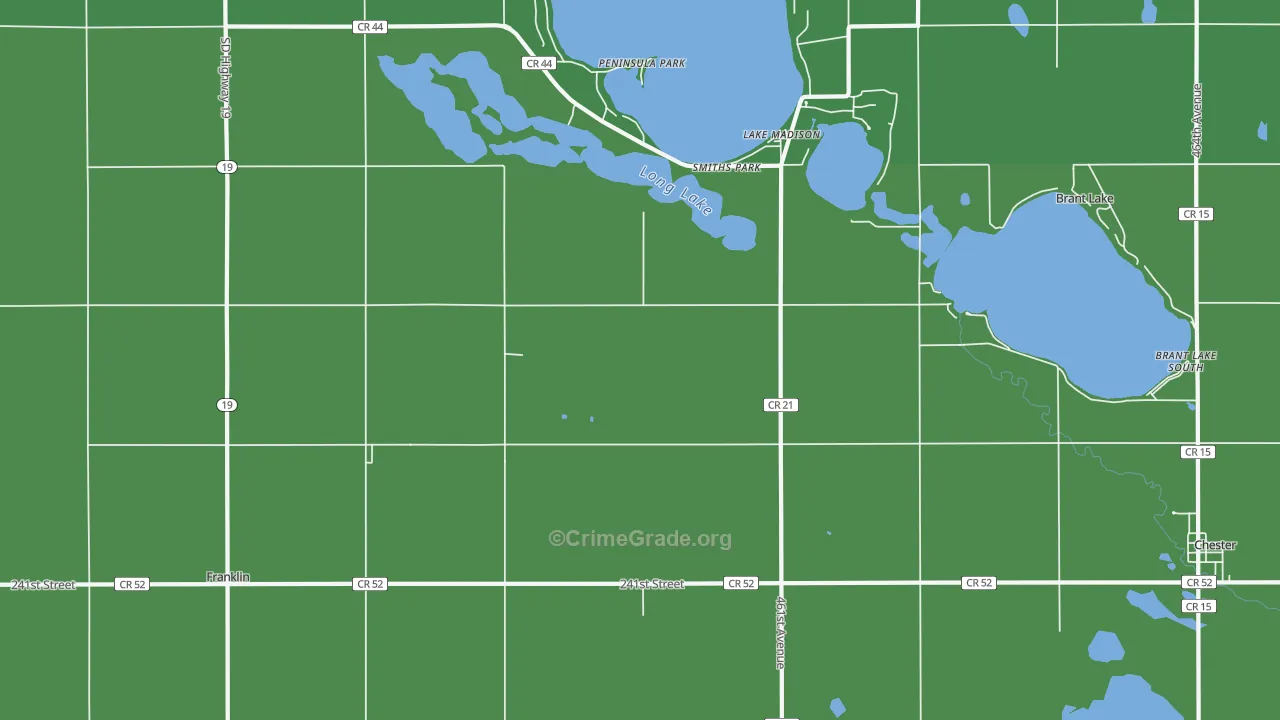 Smiths Park, SD Map of Drug-Related Crime Rates