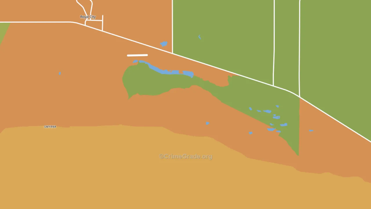 Smyrna, WA Map of Drug-Related Crime Rates
