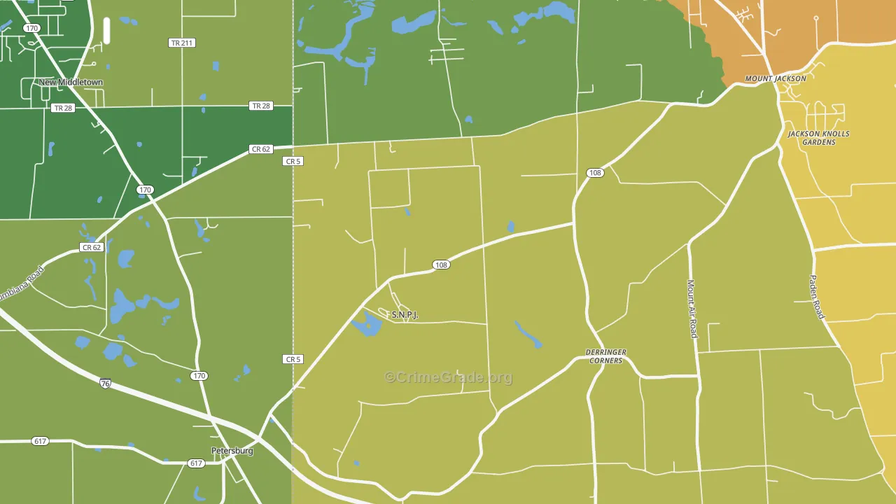 S.N.P.J., PA Map of Drug-Related Crime Rates
