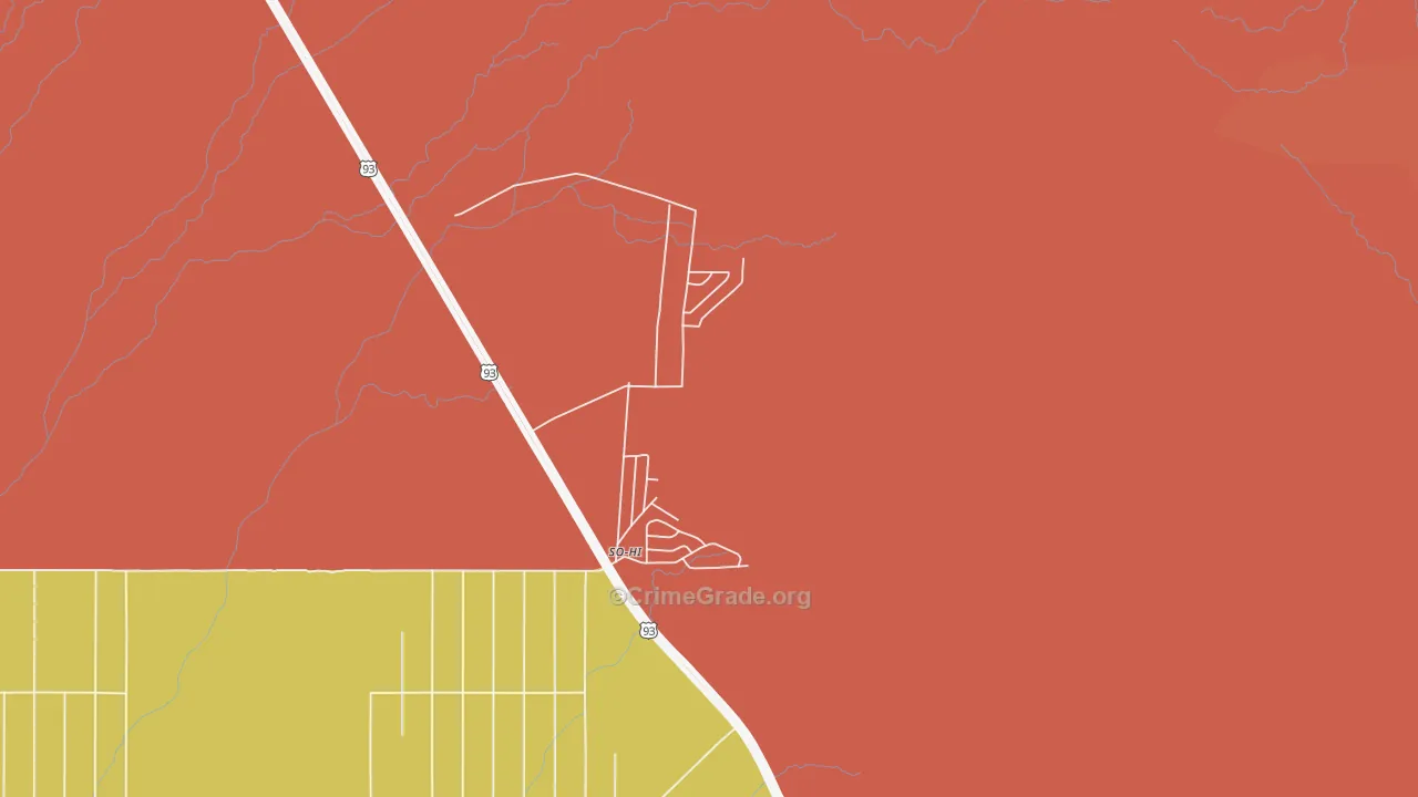 So-Hi, AZ Map of Drug-Related Crime Rates