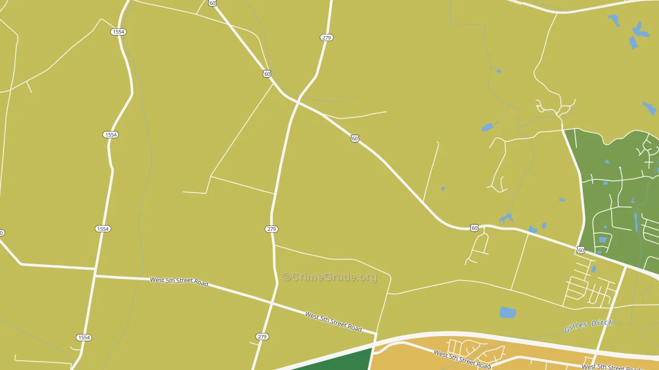 Sorgho, KY Map of Drug-Related Crime Rates