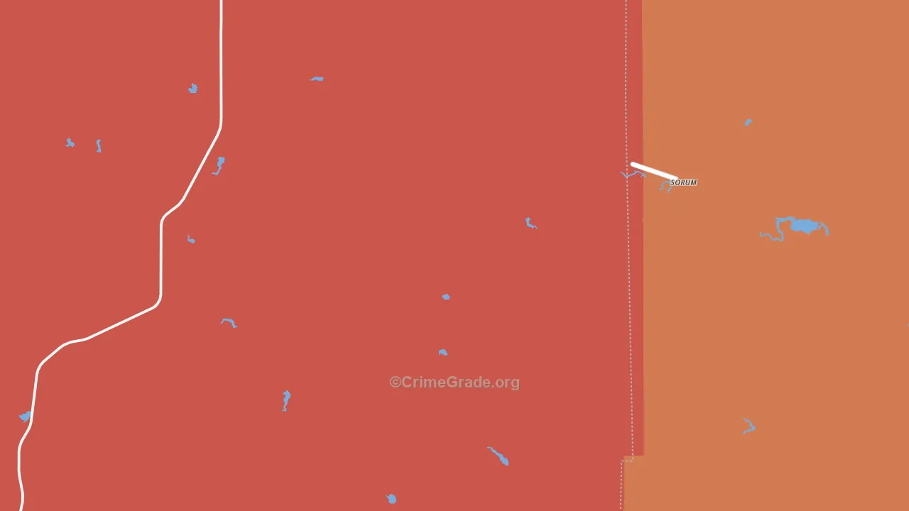 Sorum, SD Map of Drug-Related Crime Rates