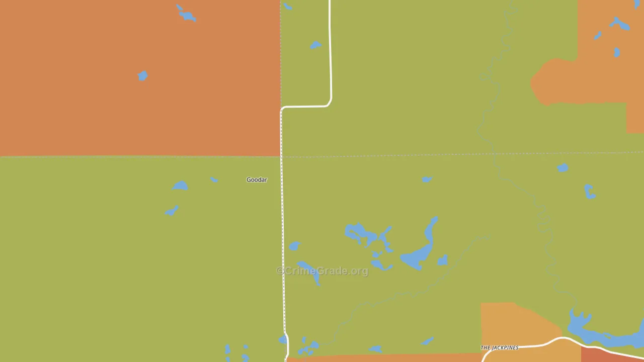 South Branch, MI Map of Drug-Related Crime Rates