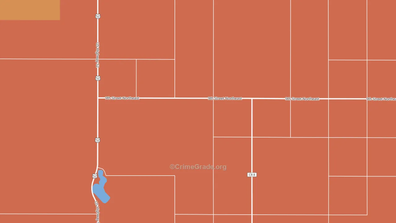 South Cottonwood, ND Map of Drug-Related Crime Rates
