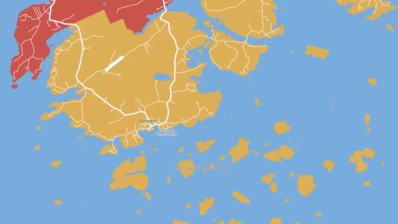 South Deer Isle, ME Map of Drug-Related Crime Rates