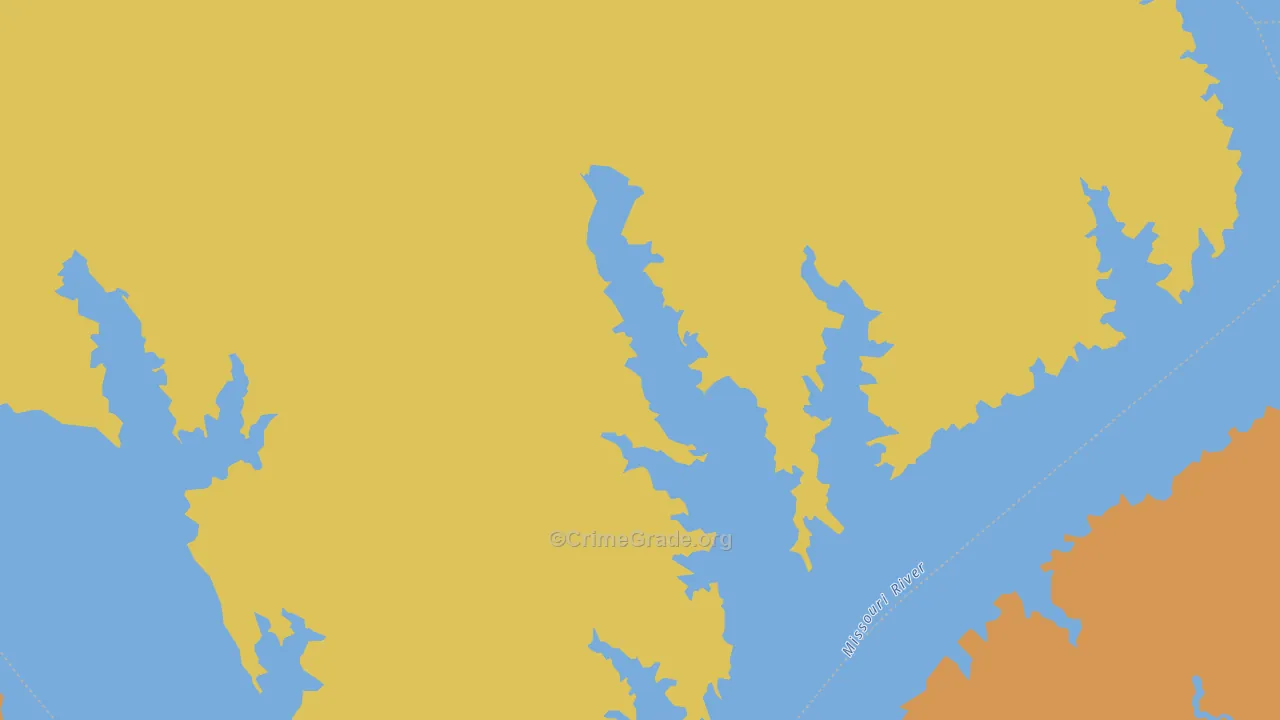 South Forest City, SD Map of Drug-Related Crime Rates