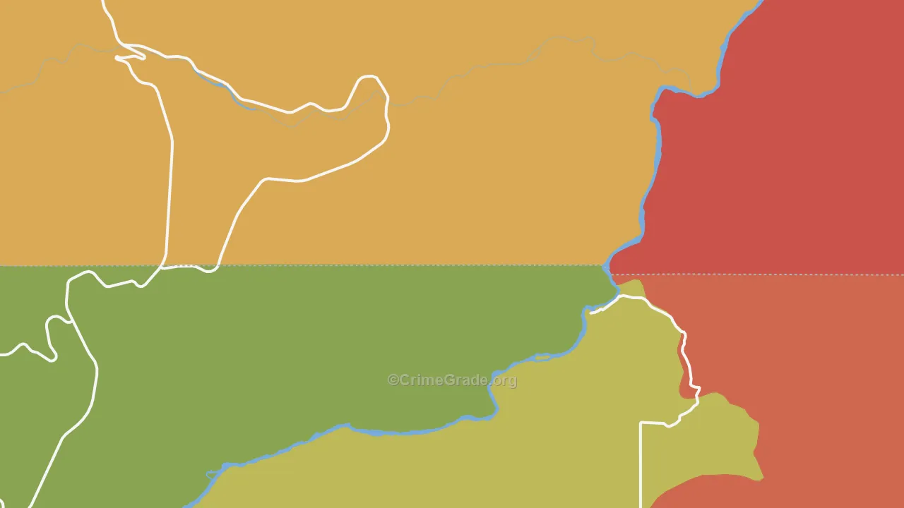 South Junction, OR Map of Drug-Related Crime Rates