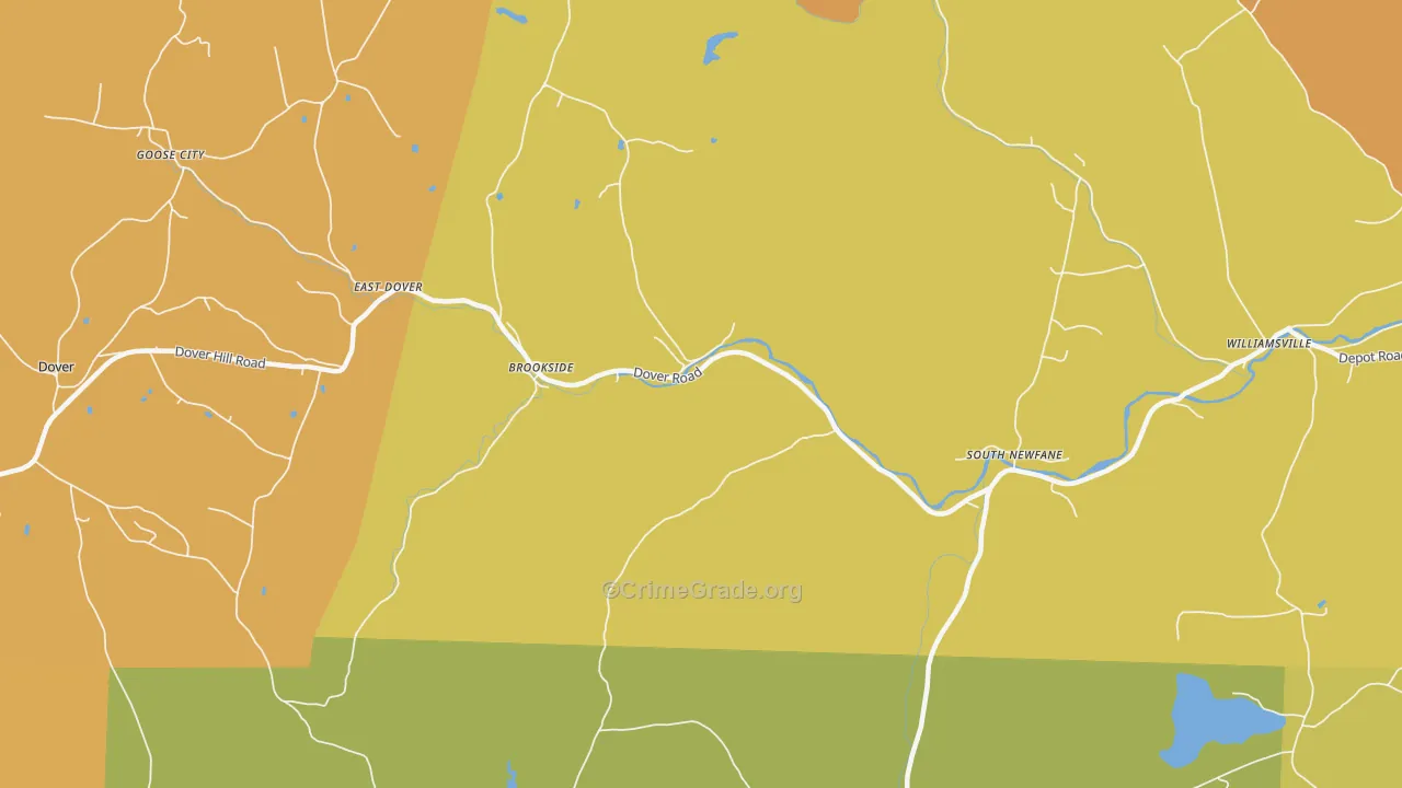 South Newfane, VT Map of Drug-Related Crime Rates