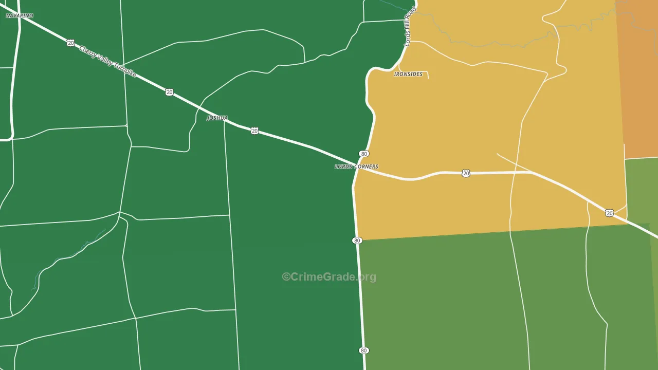 South Onondaga, NY Map of Drug-Related Crime Rates