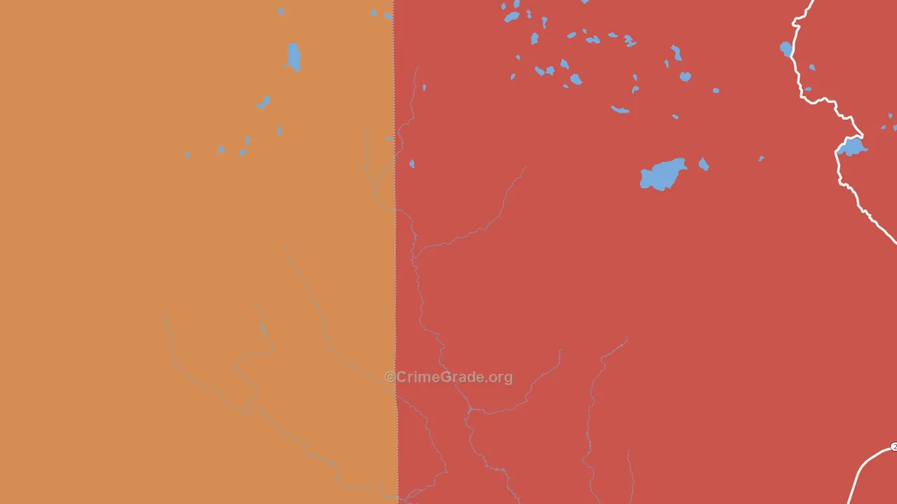 South Pass City, WY Map of Drug-Related Crime Rates