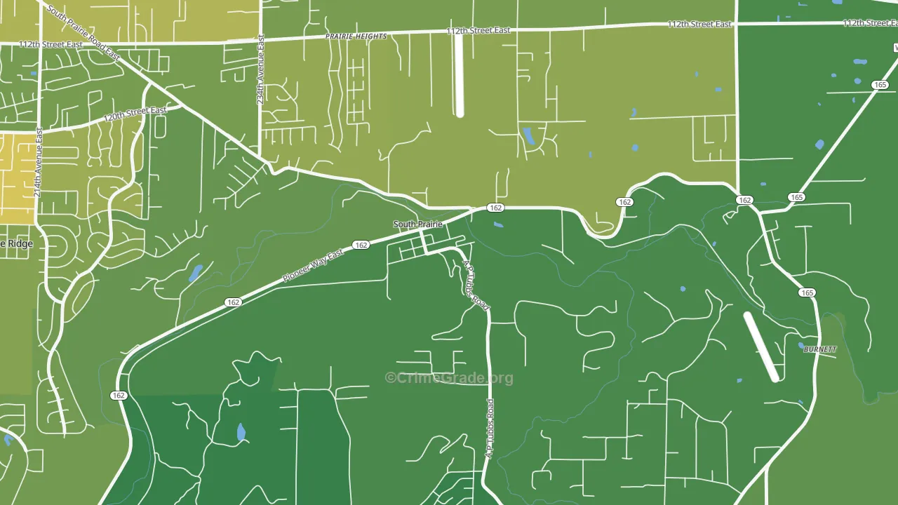 South Prairie, WA Map of Drug-Related Crime Rates