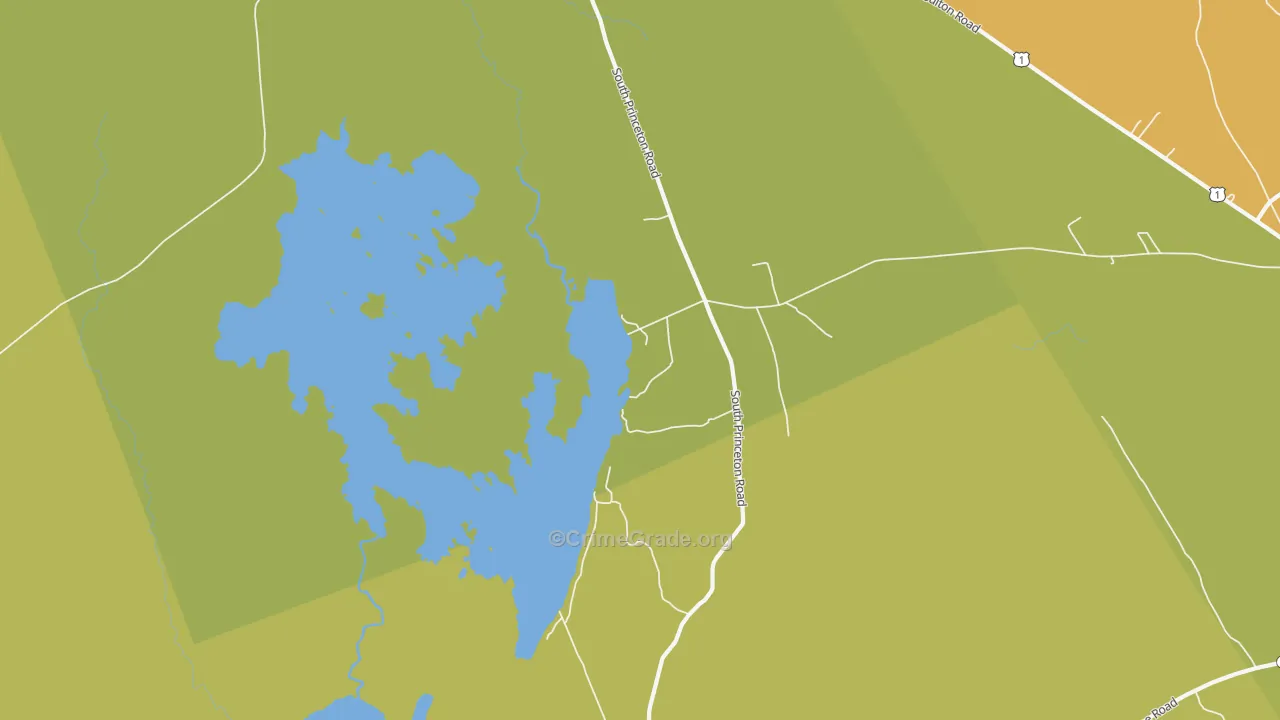 South Princeton, ME Map of Drug-Related Crime Rates