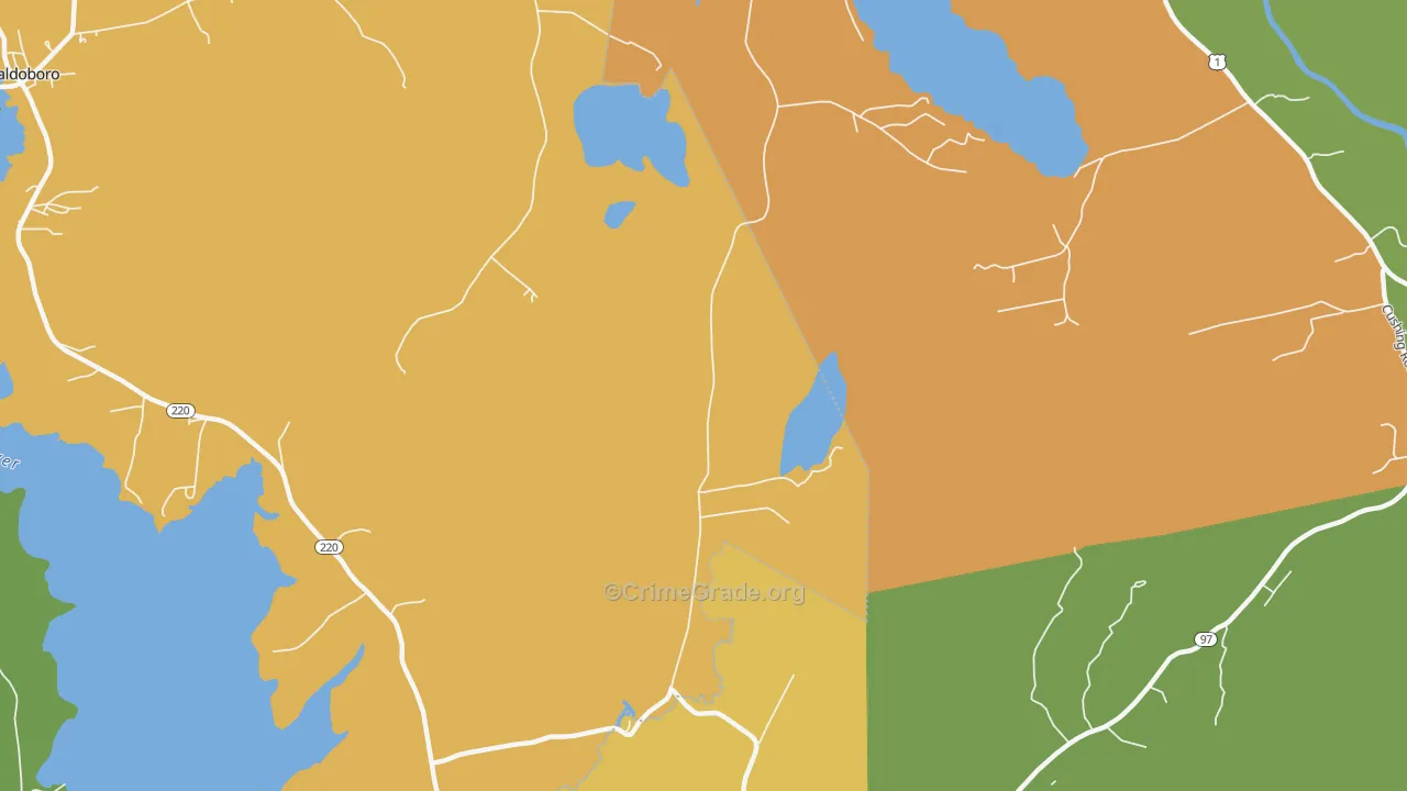 South Waldoboro, ME Map of Drug-Related Crime Rates