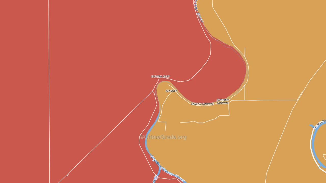 Spanish Fort, MS Map of Drug-Related Crime Rates