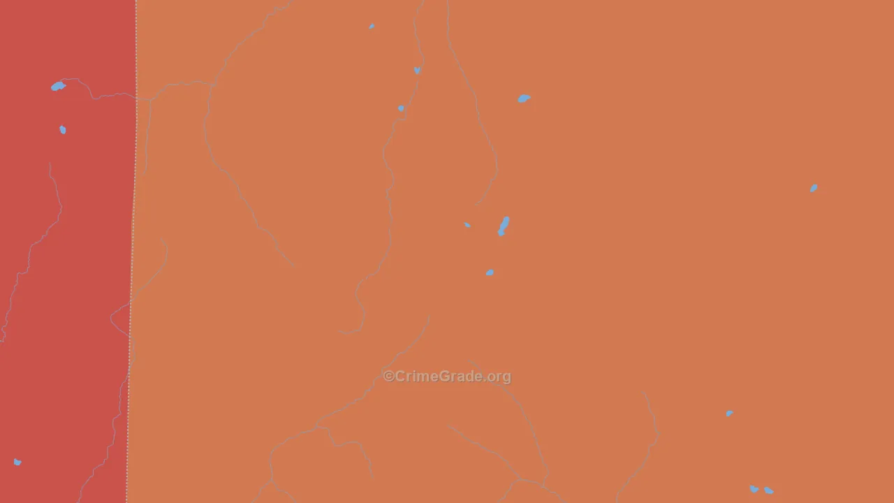 Spar City, CO Map of Drug-Related Crime Rates