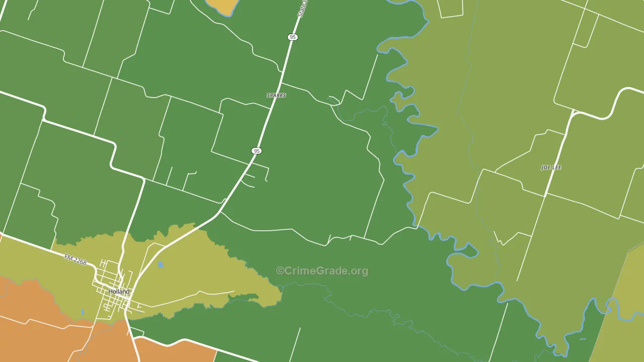 Sparks, TX Map of Drug-Related Crime Rates