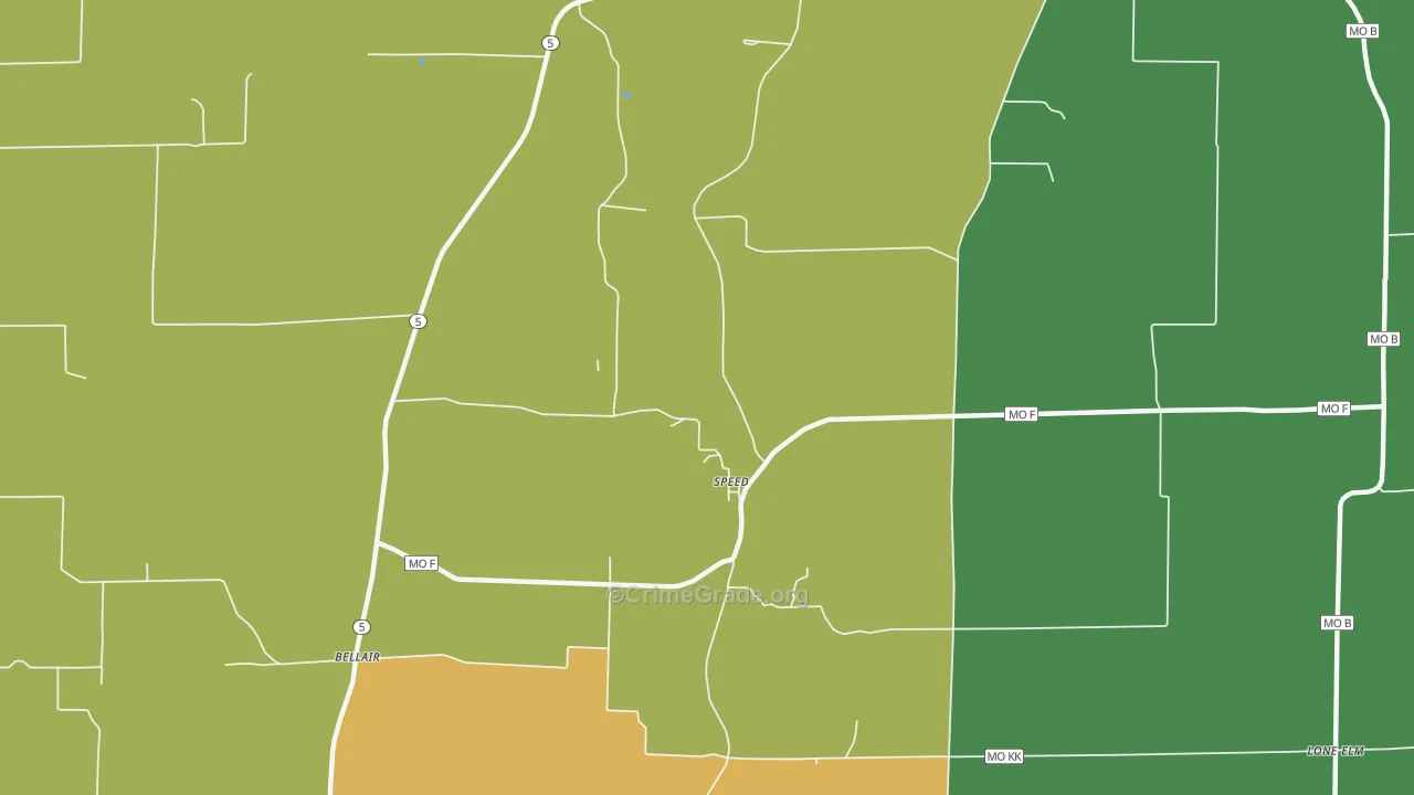 Speed, MO Map of Drug-Related Crime Rates