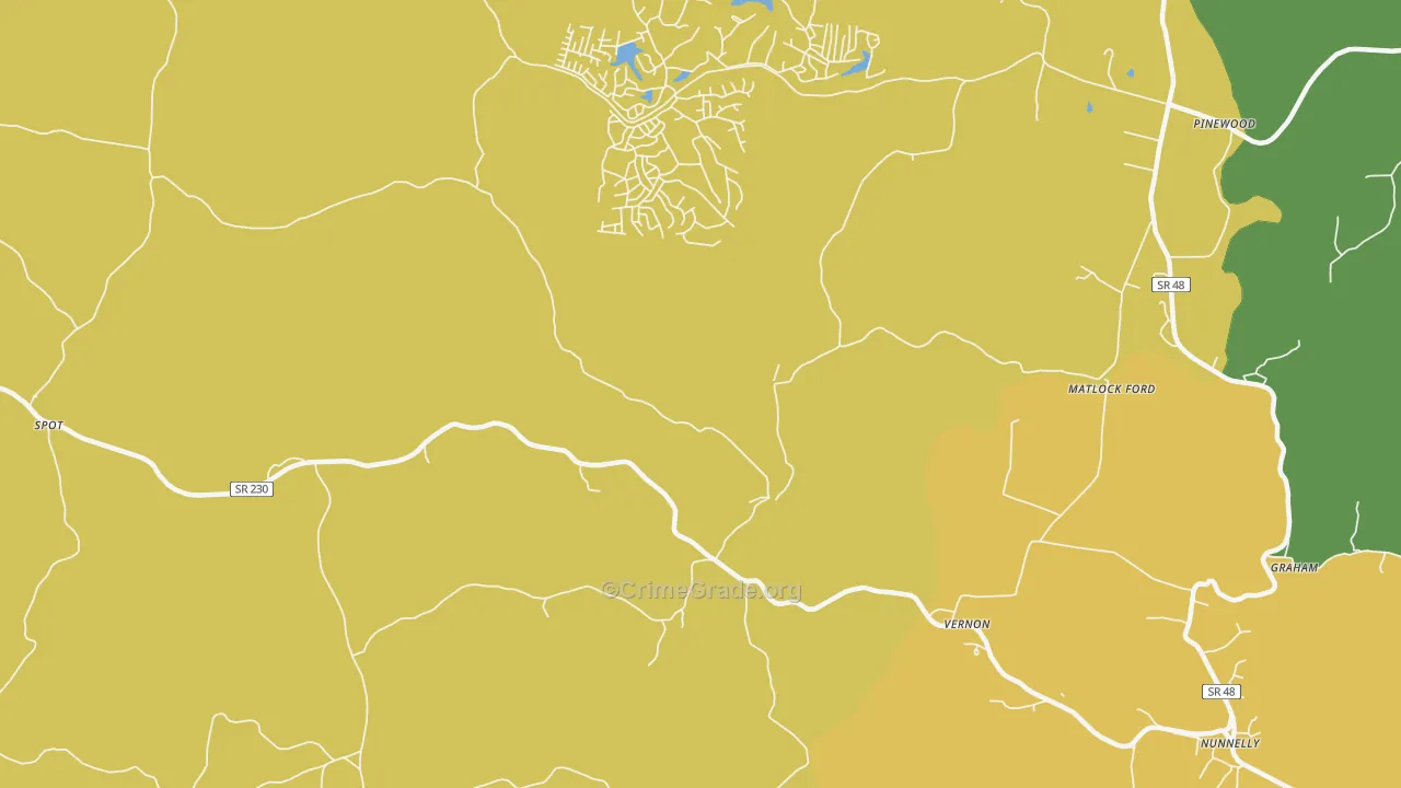 Spot, TN Map of Drug-Related Crime Rates