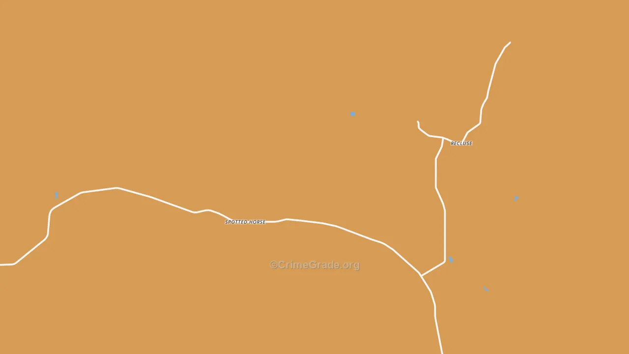 Spotted Horse, WY Map of Drug-Related Crime Rates