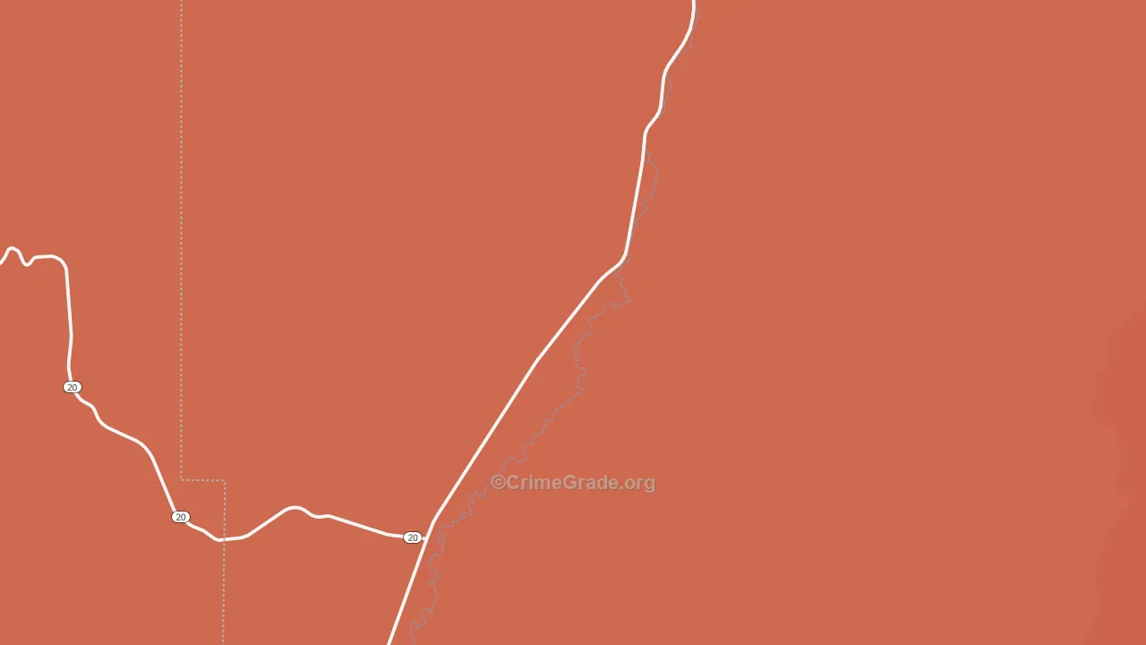 Spry, UT Map of Drug-Related Crime Rates