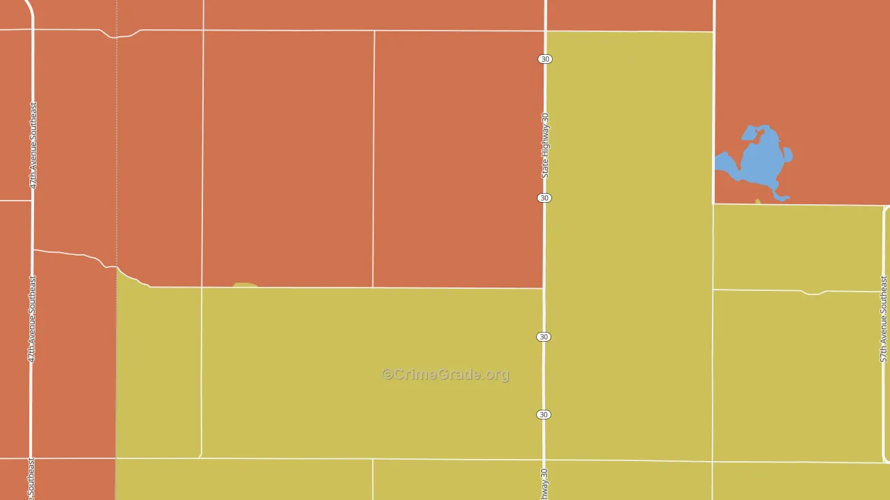 St. Paul, ND Map of Drug-Related Crime Rates