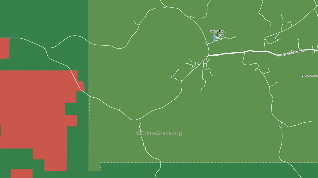 St. Pierre, MT Map of Drug-Related Crime Rates