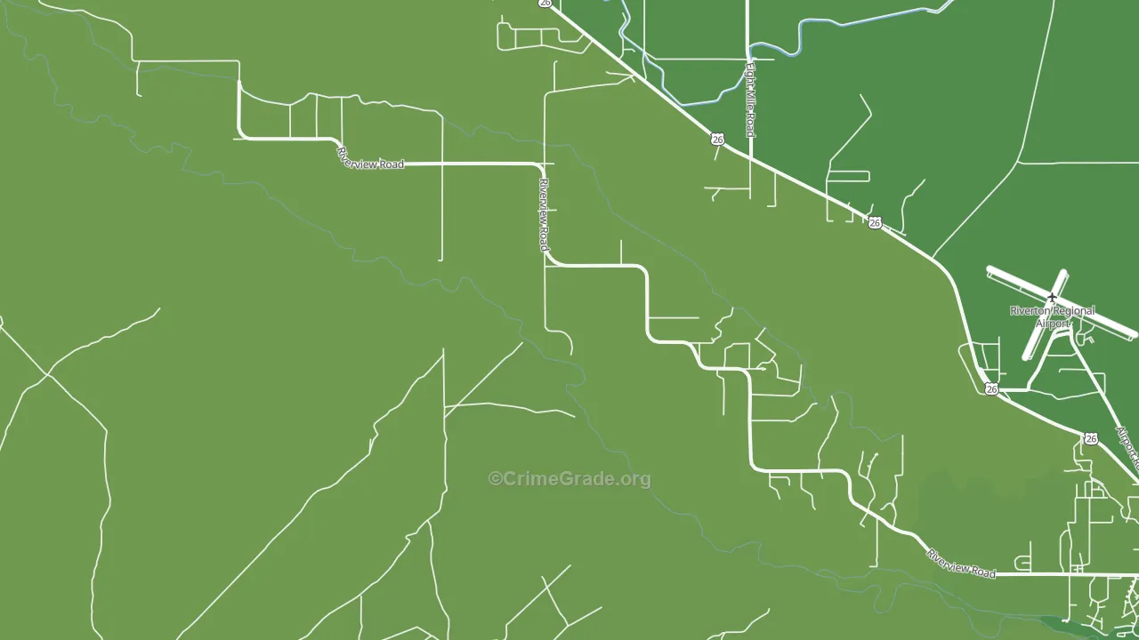 St. Stephens, WY Map of Drug-Related Crime Rates
