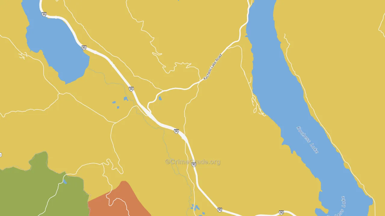 Stampede, WA Map of Drug-Related Crime Rates