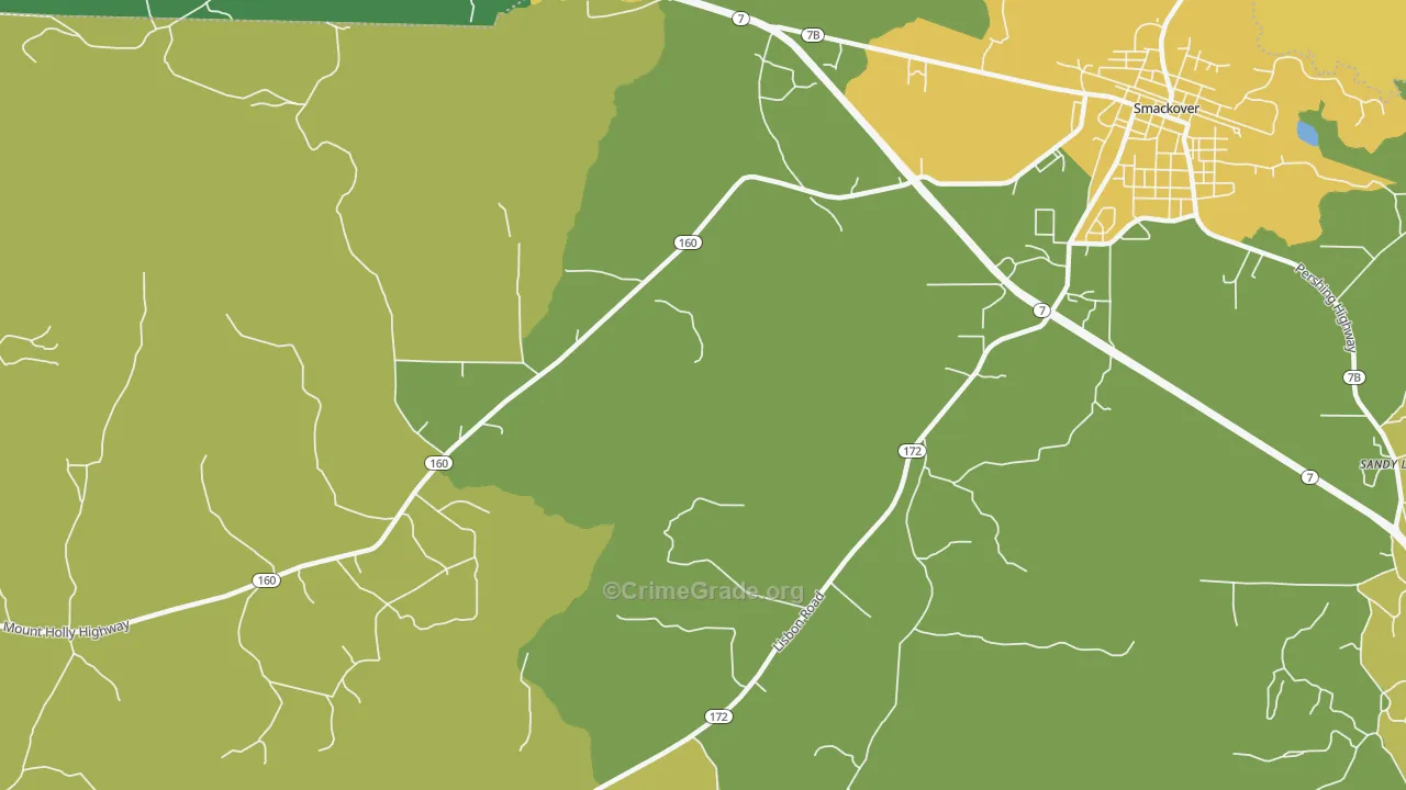 Standard Umpstead, AR Map of Drug-Related Crime Rates