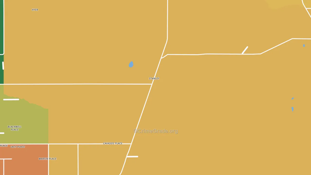 Stanley, NM Map of Drug-Related Crime Rates