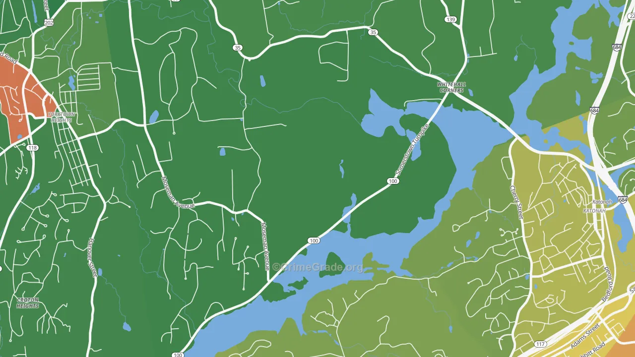 Stanwood, NY Map of Drug-Related Crime Rates