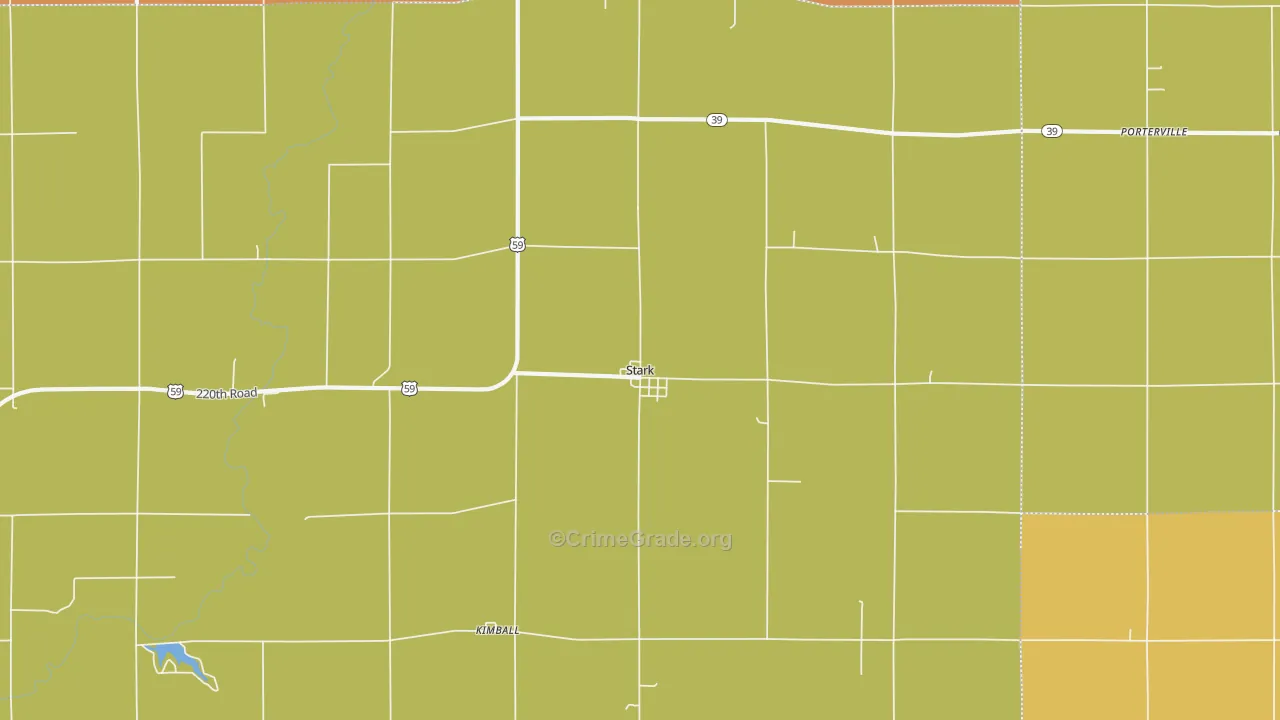 Stark, KS Map of Drug-Related Crime Rates