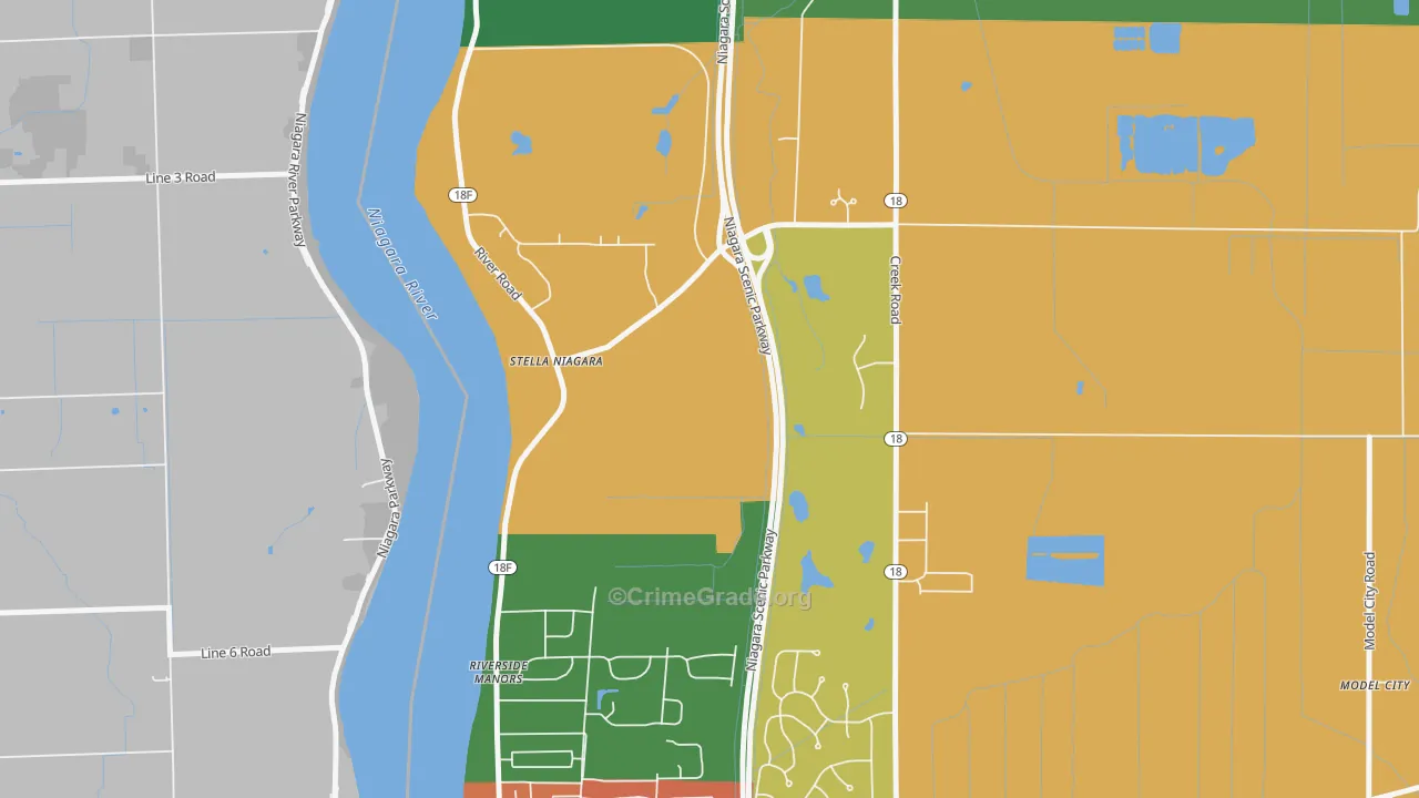 Stella Niagara, NY Map of Drug-Related Crime Rates