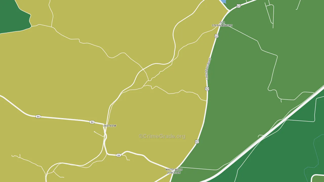Stephensburg, KY Map of Drug-Related Crime Rates