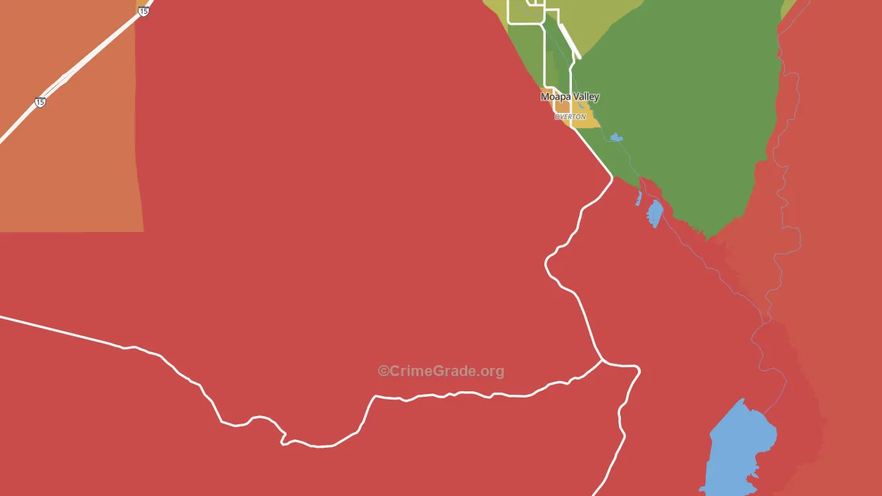 Stewarts Point, NV Map of Drug-Related Crime Rates