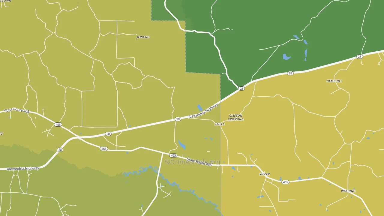 Stille, LA Map of Drug-Related Crime Rates