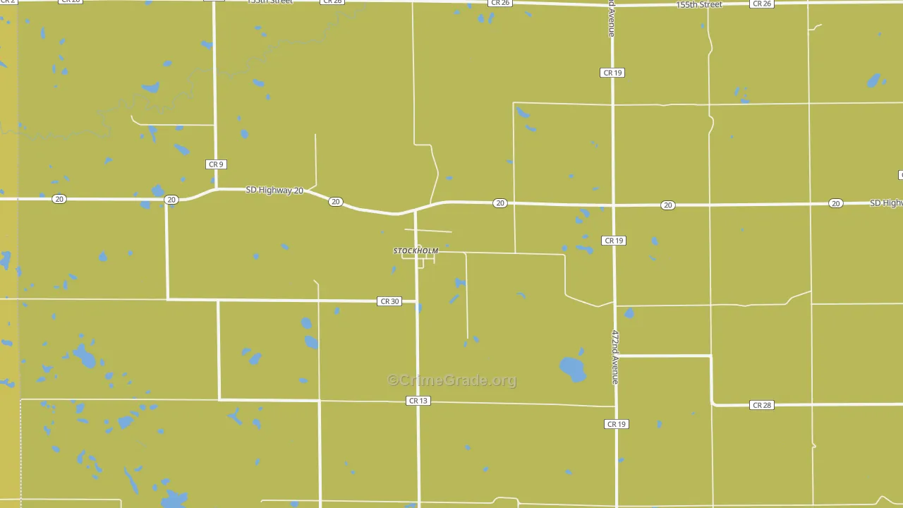Stockholm, SD Map of Drug-Related Crime Rates
