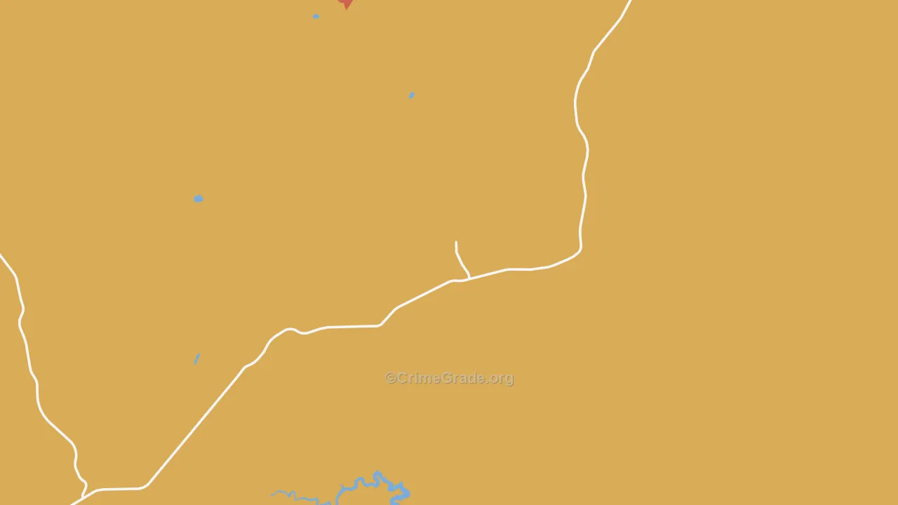 Stoneman Lake, AZ Map of Drug-Related Crime Rates