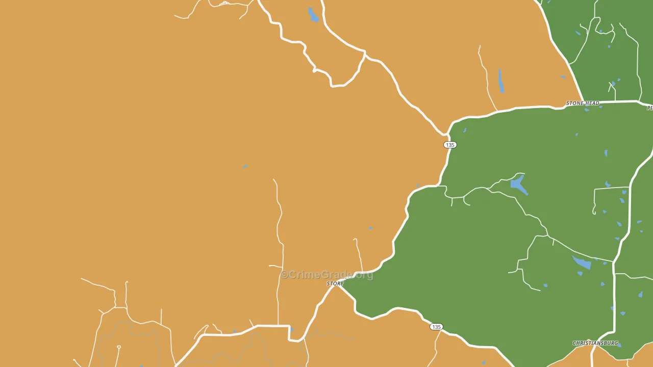 Story, IN Map of Drug-Related Crime Rates