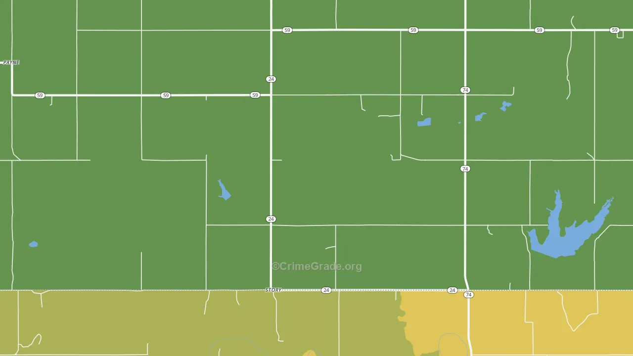 Story, OK Map of Drug-Related Crime Rates