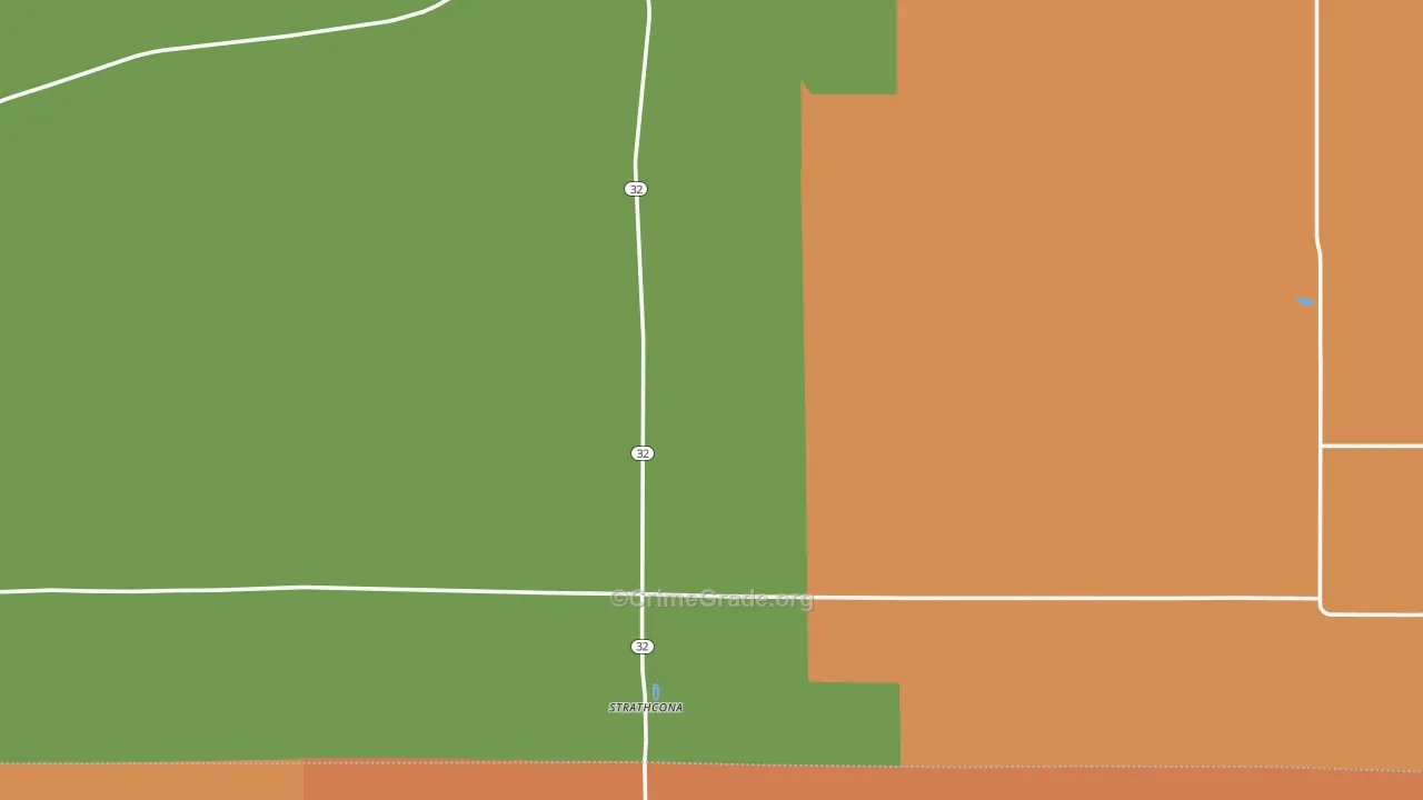 Strathcona, MN Map of Drug-Related Crime Rates