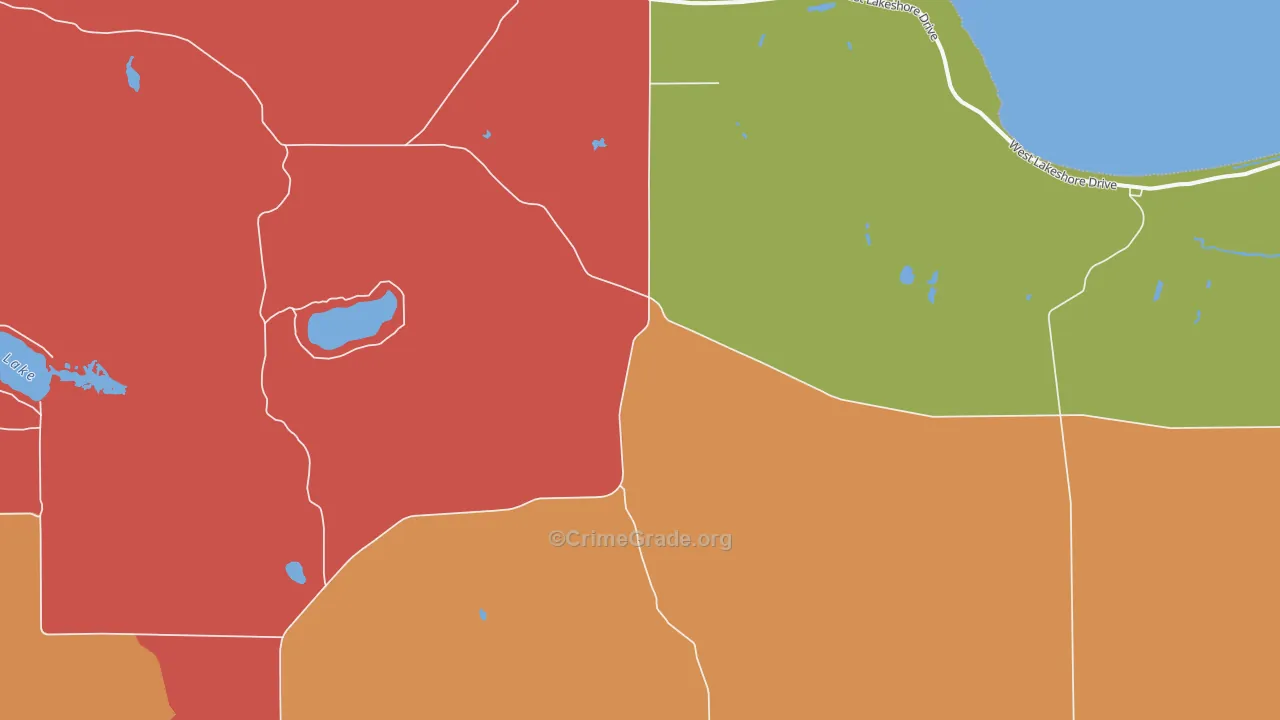 Strongs, MI Map of Drug-Related Crime Rates