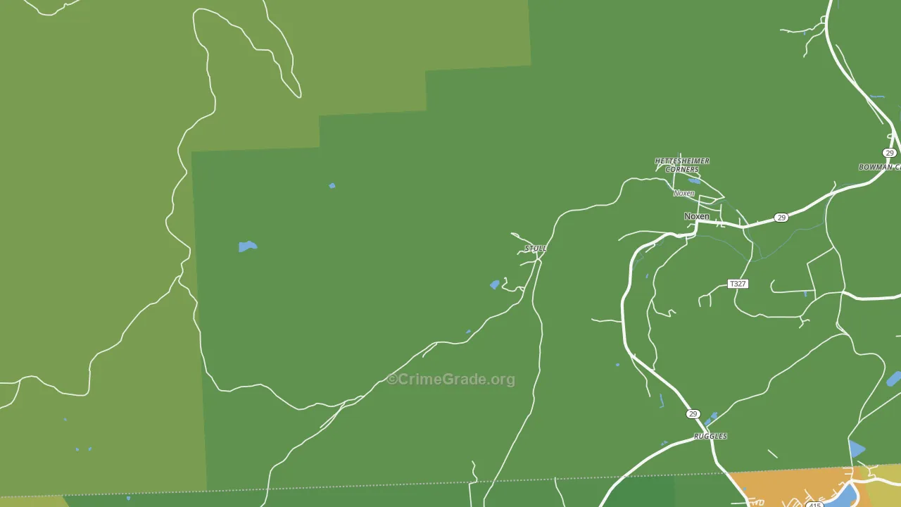 Stull, PA Map of Drug-Related Crime Rates