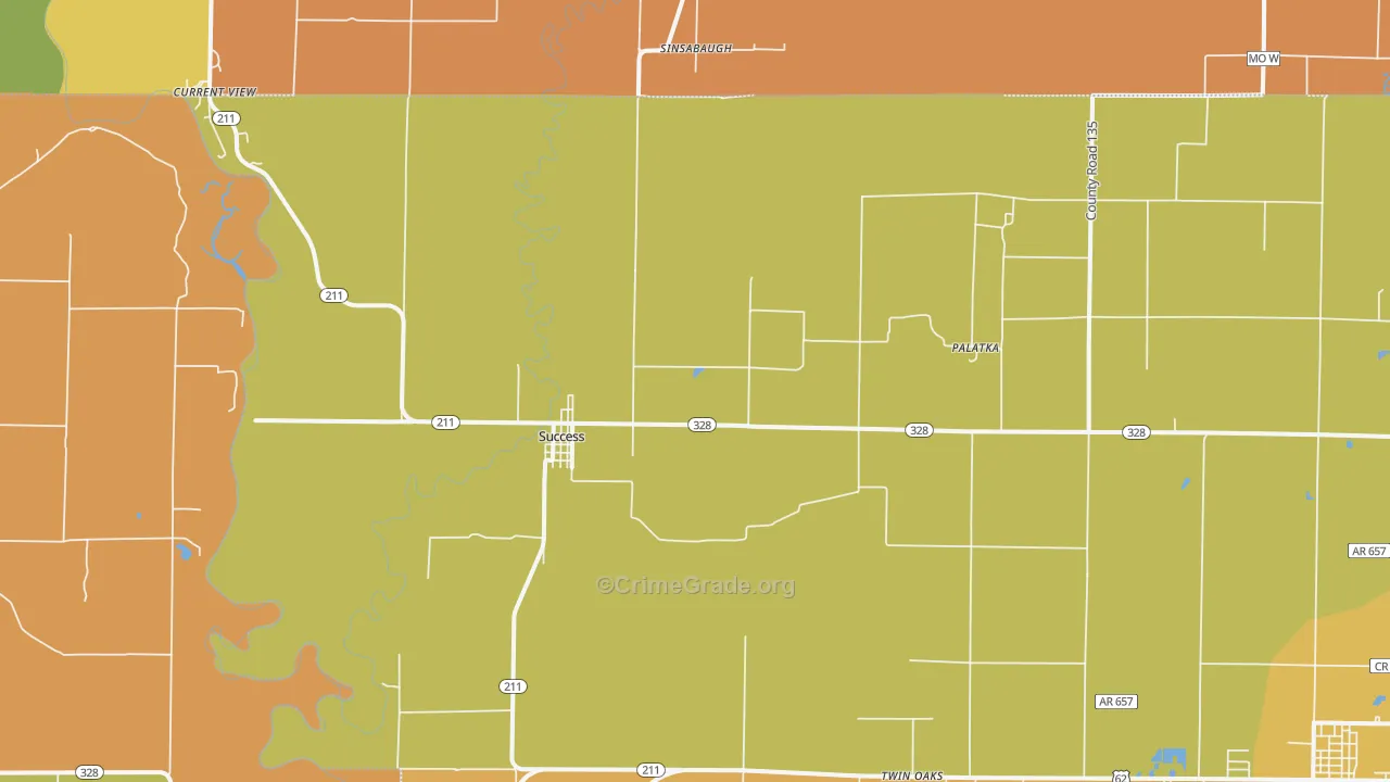 Success, AR Map of Drug-Related Crime Rates
