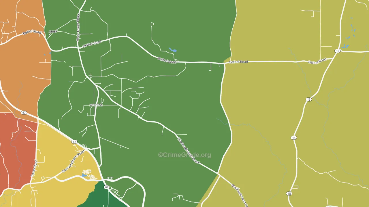 Success, MS Map of Drug-Related Crime Rates